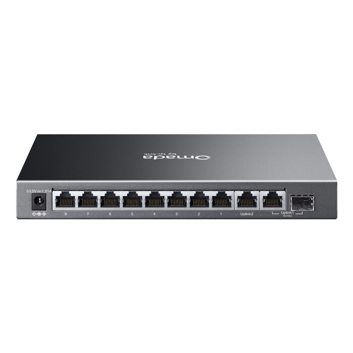 TP-Link TP-Link Omada ES210GP netwerk-switch Managed L2 Gigabit Ethernet (10/100/1000) Power over Ethernet (PoE) DIN-rail Zwart