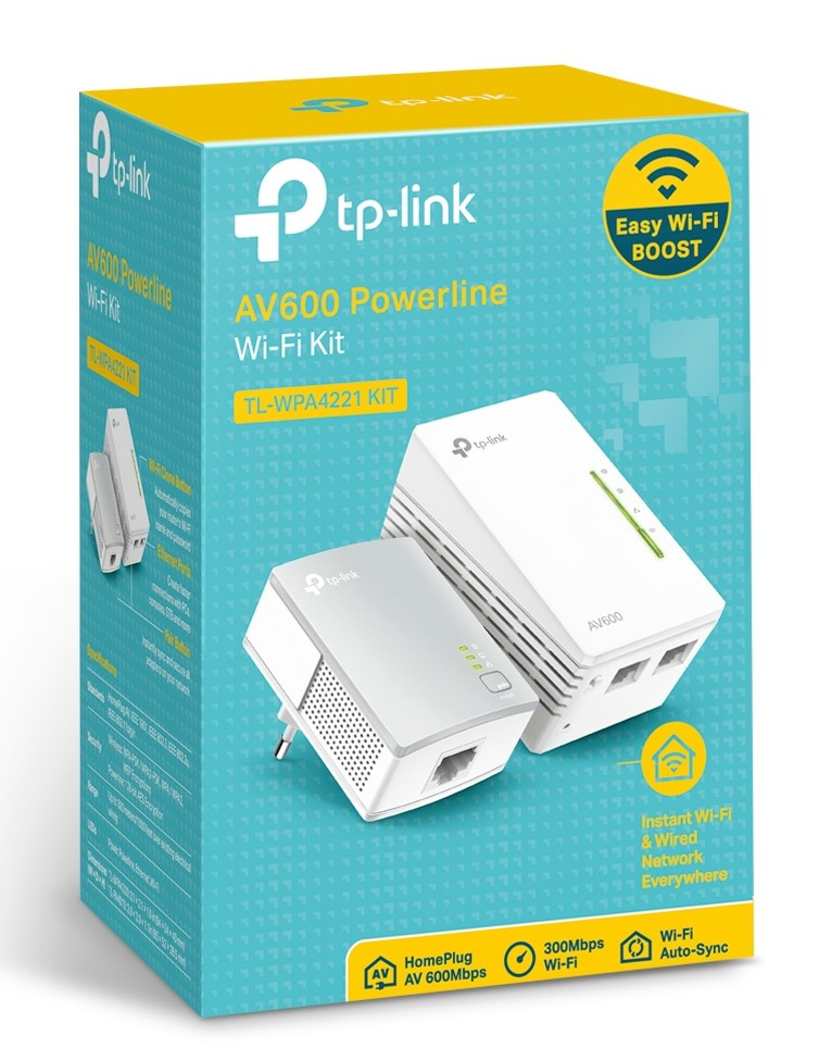 TP-Link TP-Link AV600 600 Mbit/s Ethernet LAN Wifi Wit 1 stuk(s)