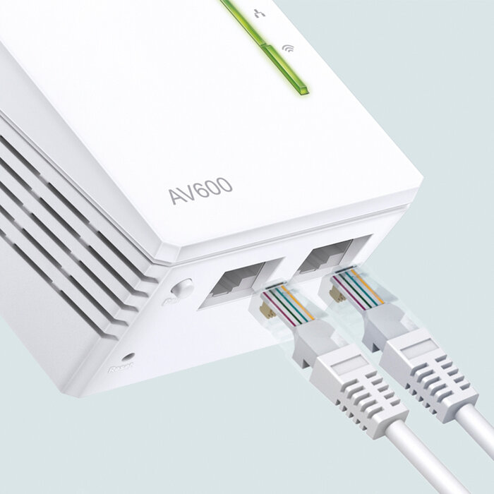 TP-Link TP-Link AV600 600 Mbit/s Ethernet LAN Wifi Wit 1 stuk(s)