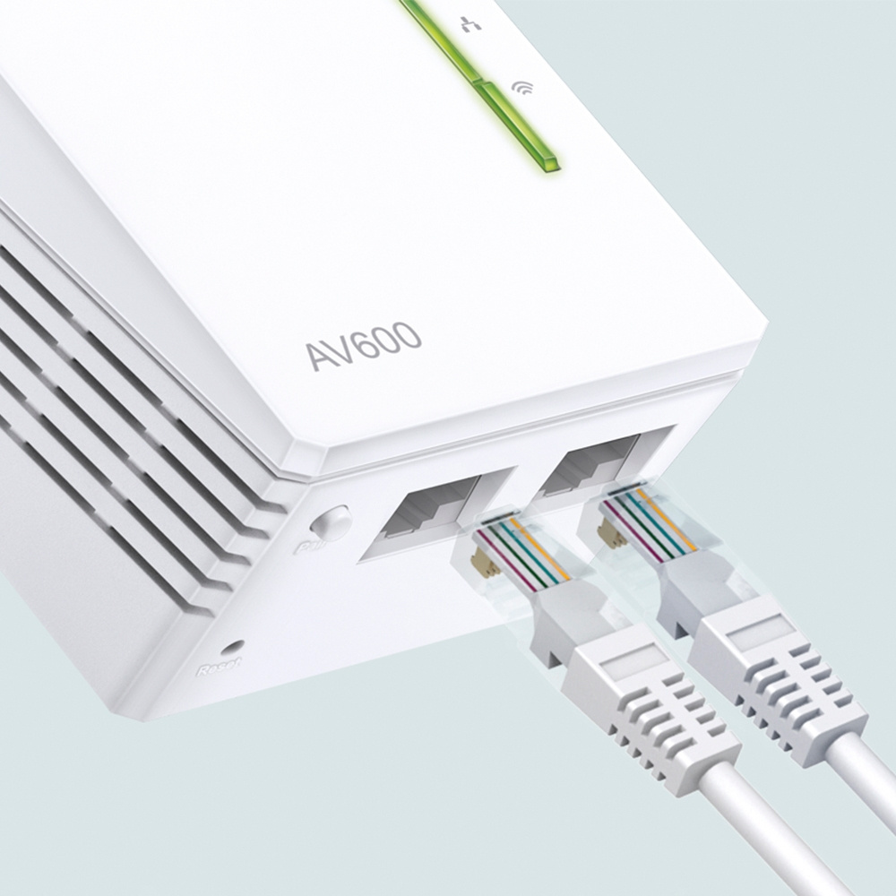TP-Link TP-Link AV600 600 Mbit/s Ethernet LAN Wifi Wit 1 stuk(s)