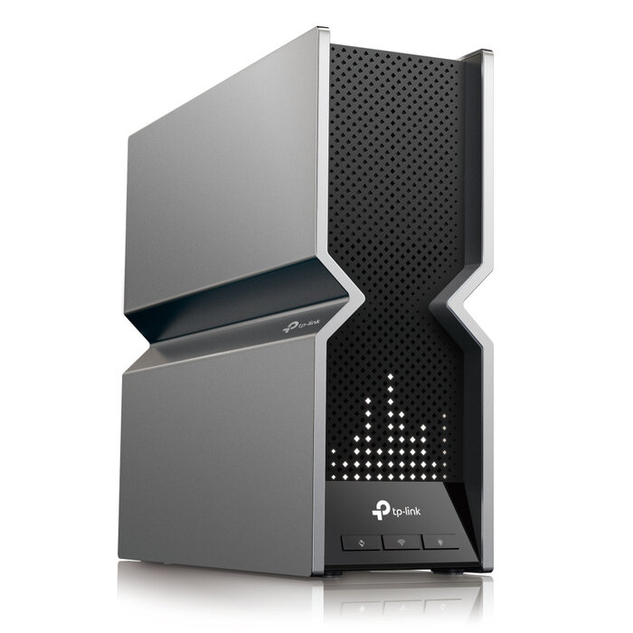 TP-Link TP-Link Archer BE800 draadloze router Multi-Gigabit Ethernet Tri-band (2,4 GHz / 5 GHz / 6 GHz) Zwart, Roestvrijstaal
