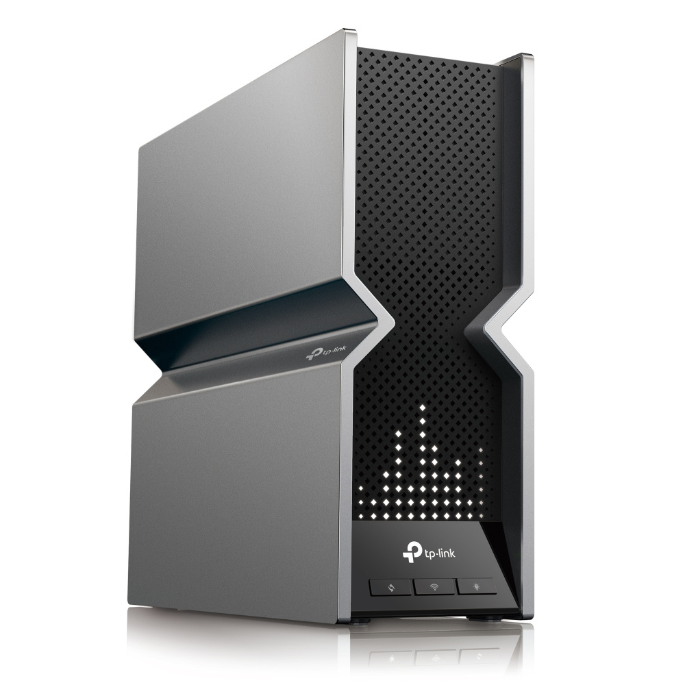 TP-Link TP-Link Archer BE800 draadloze router Multi-Gigabit Ethernet Tri-band (2,4 GHz / 5 GHz / 6 GHz) Zwart, Roestvrijstaal