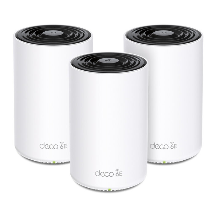 TP-Link TP-Link Deco XE75 Pro (3-pack) Tri-band (2,4 GHz / 5 GHz / 6 GHz) Wi-Fi 6E (802.11ax) Wit Intern