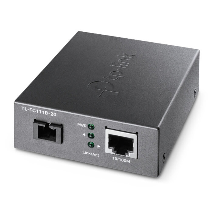 TP-Link TP-Link Omada TL-FC111B-20 netwerk media converter 100 Mbit/s Single-mode Zwart