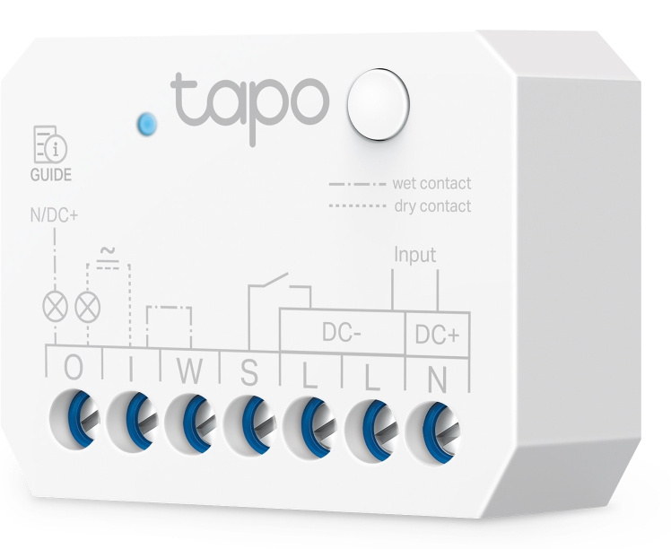TP-Link TP-Link TAPO S110E(UN) aandrijving voor slimme woning Schakelactor 7 kanalen