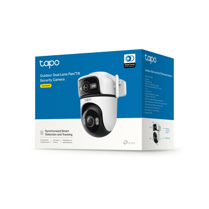 TP-Link TP-Link Tapo C545D Bolvormig IP-beveiligingscamera Buiten 2304 x 1296 Pixels Plafond/muur/paal