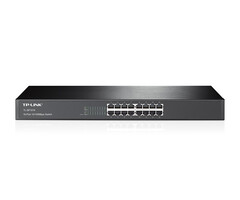 TP-Link TP-Link TL-SF1016 netwerk-switch Unmanaged Fast Ethernet (10/100) 1U Zwart