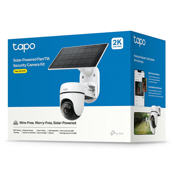 TP-Link TP-Link Tapo C610 KIT Turret IP-beveiligingscamera Buiten 2304 x 1296 Pixels Plafond/muur/paal