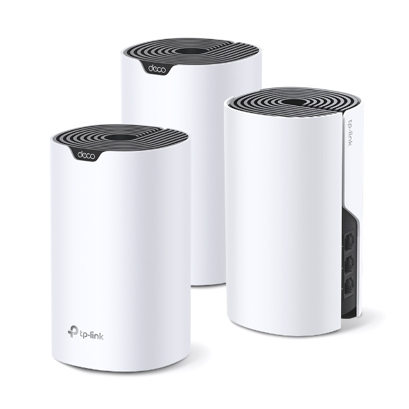 TP-Link TP-Link Deco S7 (3-pack) Dual-band (2.4 GHz / 5 GHz) Wi-Fi 5 (802.11ac) Wit, Zwart Intern