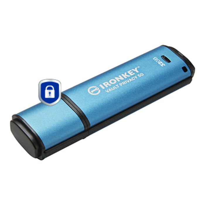 Kingston Kingston Technology IronKey 32GB Vault Privacy 50 AES-256 versleuteling, FIPS 197