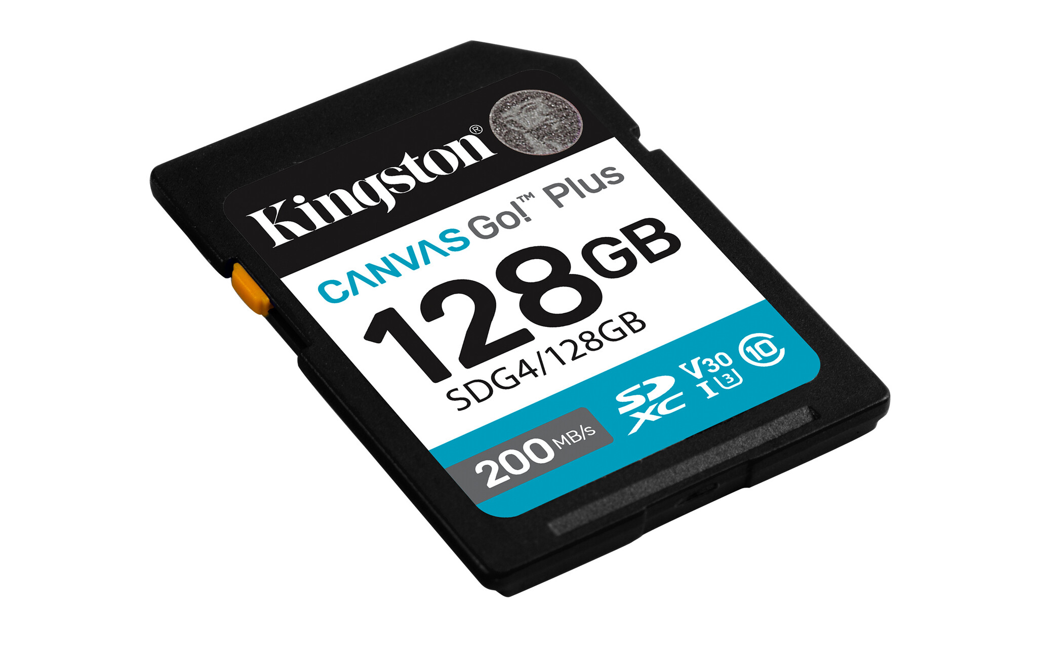 Kingston Kingston Technology Canvas Go! Plus 128GB SDXC Canvas Go Plus Gen4 200MB/s C10 UHS-I U3 V30