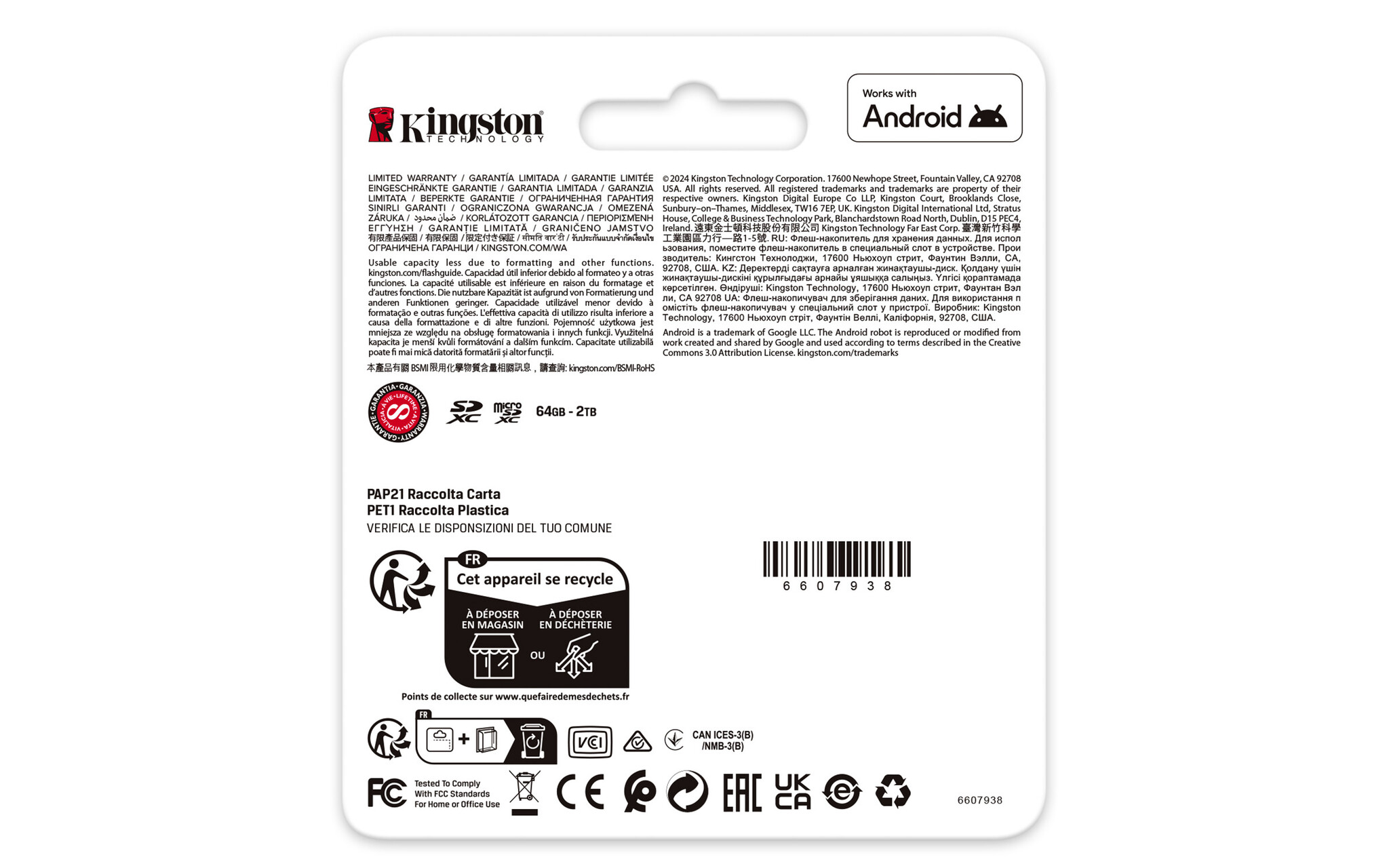 Kingston Kingston Technology Canvas Go! Plus 128GB SDXC Canvas Go Plus Gen4 200MB/s C10 UHS-I U3 V30