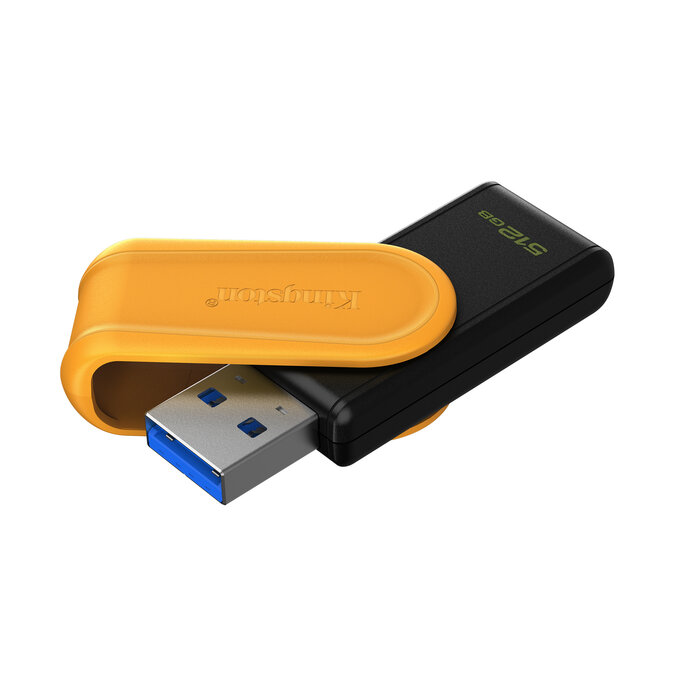 Kingston Kingston Technology DataTraveler 512GB Portable USB 3.2 Gen 1 Exodia S (Black/Yellow)