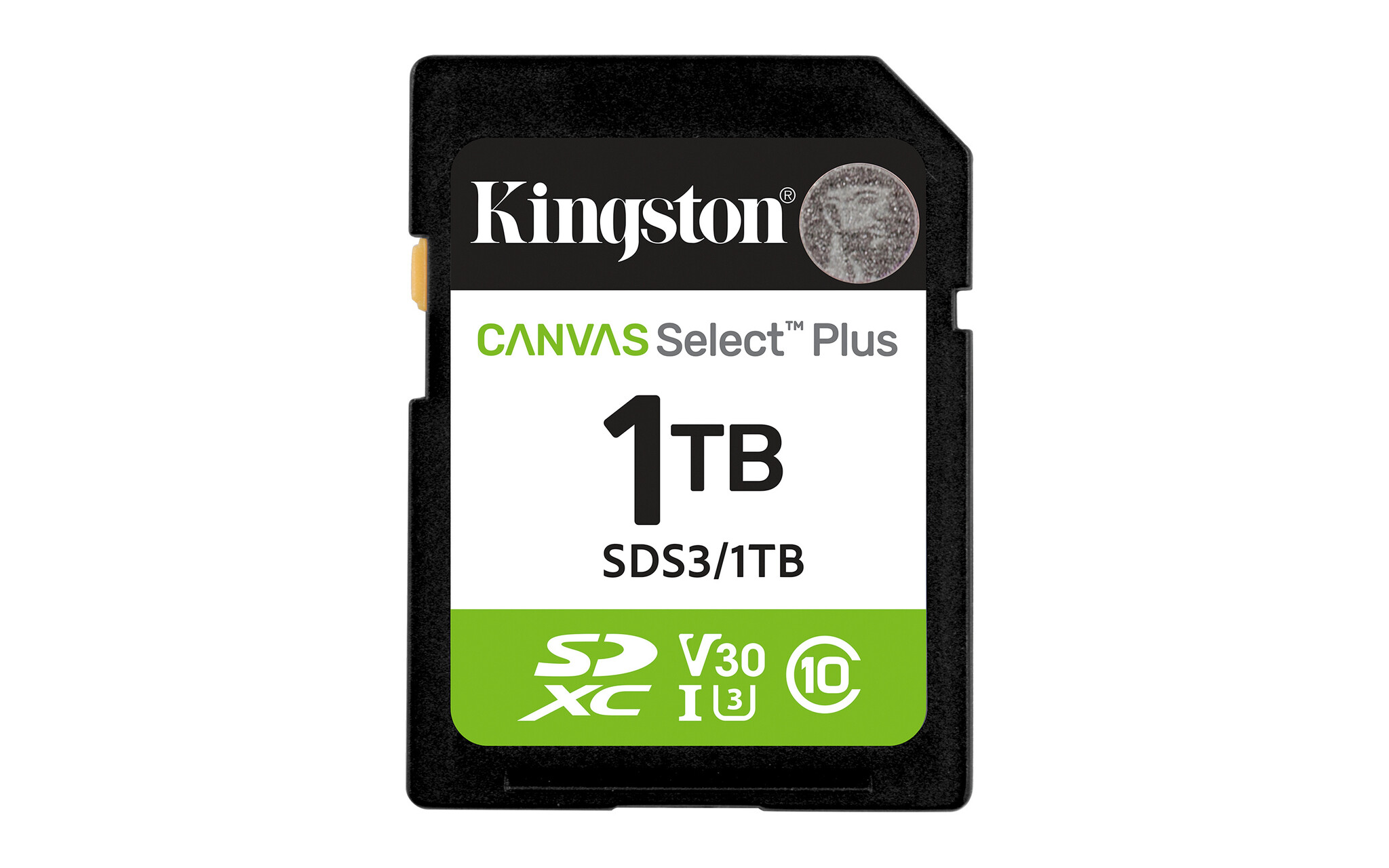 Kingston Kingston Technology 1TB SDXC Canvas Select Plus Gen3 150MB/s C10 UHS-I U3 V30