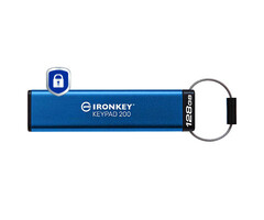 Kingston Kingston Technology IronKey 128GB Keypad 200, FIPS 140-3 Lvl 3 AES-256 versleuteld