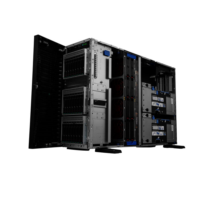 HP Enterprise HPE ProLiant ML350 Gen11 4510 12-core 64GB-R MR408i-o 8SFF 2x960GB SSD 2x1000W RPS EU server 1,92 TB Tower (4U) Intel® Xeon® Silver 2,4 GHz DDR5-SDRAM 1000 W