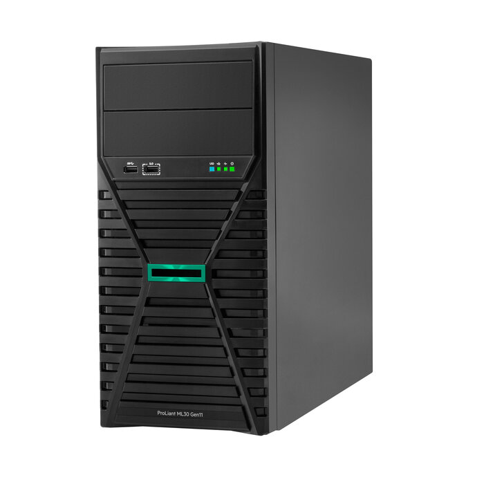 HP Enterprise HPE ProLiant ML30 Gen11 E-2434 3.4GHz 4c 1P 32GB-DR 8SFF VROC 2x480GB SATA SSD 800W RPS EU server 960 GB Tower (4U) Intel® Xeon® 3,4 GHz DDR5-SDRAM