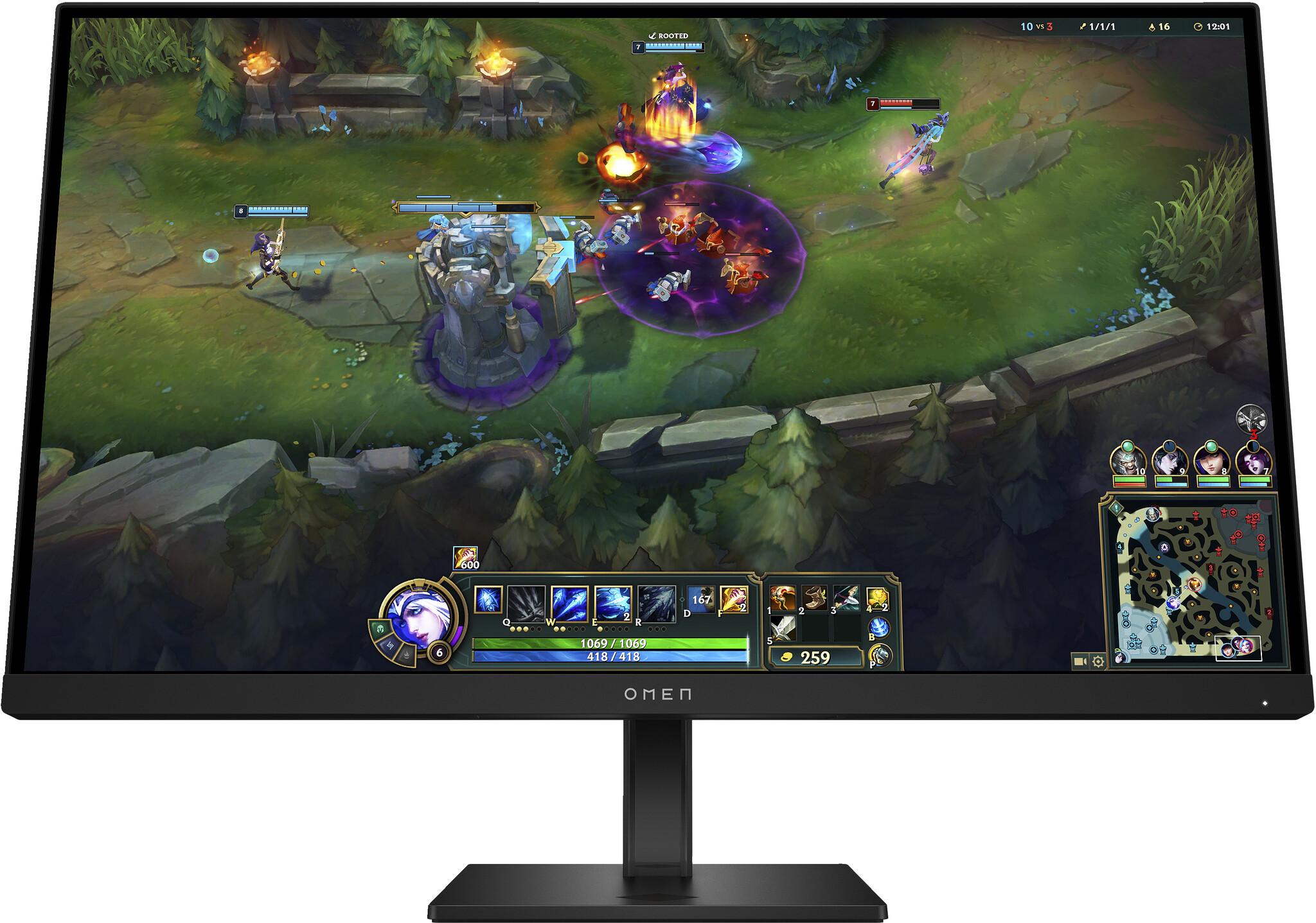 HP Enterprise HP OMEN AV4K1E9#ABB computer monitor 68,6 cm (27") 1920 x 1080 Pixels Full HD LCD Zwart