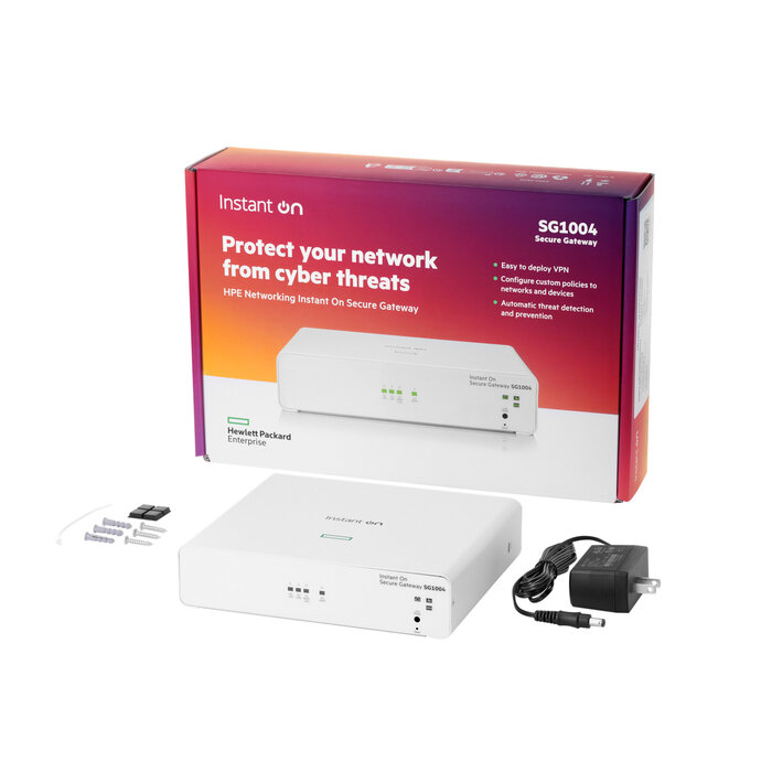 HP Enterprise HPE Networking Instant On Secure SG1004 gateway/controller 10, 100, 1000 Mbit/s