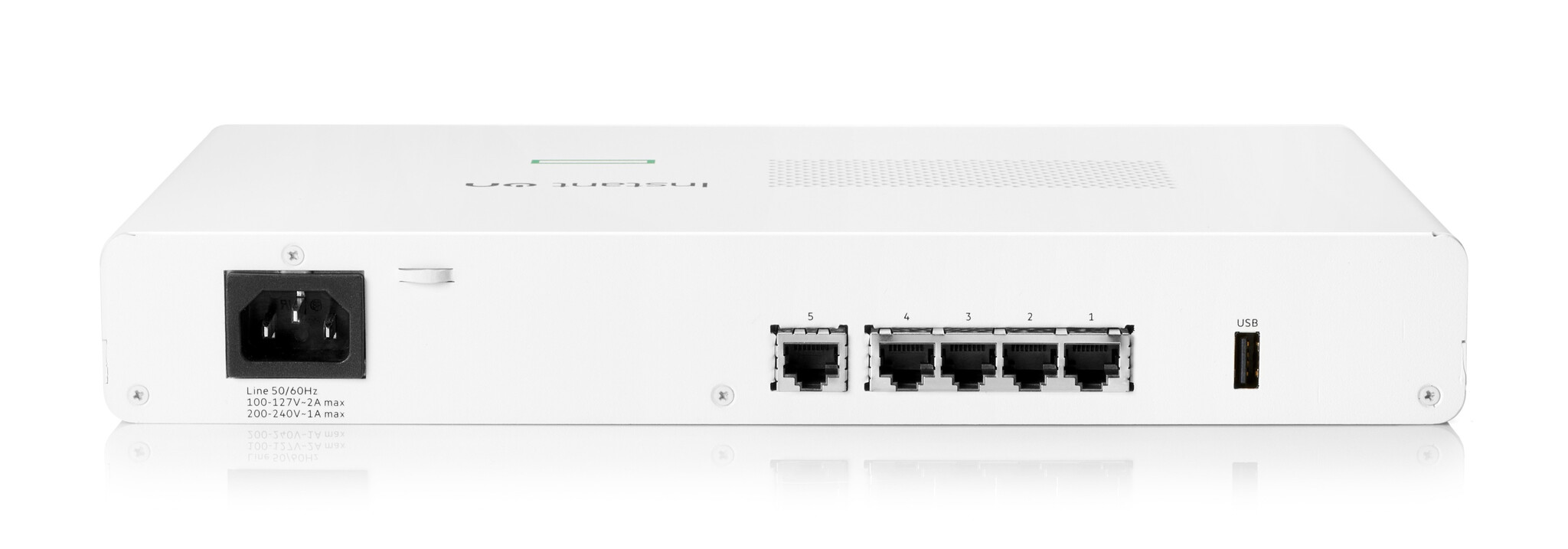 HP Enterprise HPE Networking Instant On Secure Gateway 5-port SmartRate 2.5G PoE+ 64W SG2505P gateway/controller 10, 100, 1000, 2500 Mbit/s