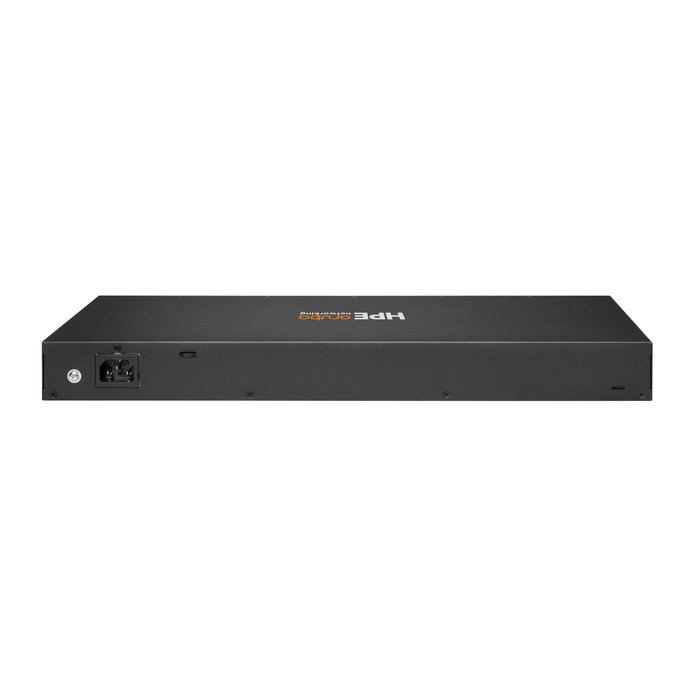 HP Enterprise HPE Aruba Networking CX 6100 24G Class4 PoE 4SFP+ 370W Switch Managed L3 Gigabit Ethernet (10/100/1000) Power over Ethernet (PoE) 1U Zwart