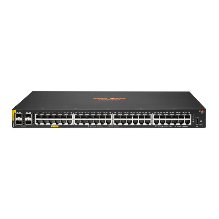 HP Enterprise HPE Aruba Networking CX 6100 48G Class4 PoE 4SFP+ 740W Managed L3 Gigabit Ethernet (10/100/1000) Power over Ethernet (PoE) 1U