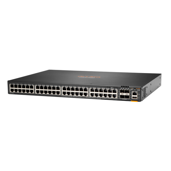 HP Enterprise HPE Aruba Networking CX 6200F 48G 4SFP+ Managed L3 Gigabit Ethernet (10/100/1000) 1U
