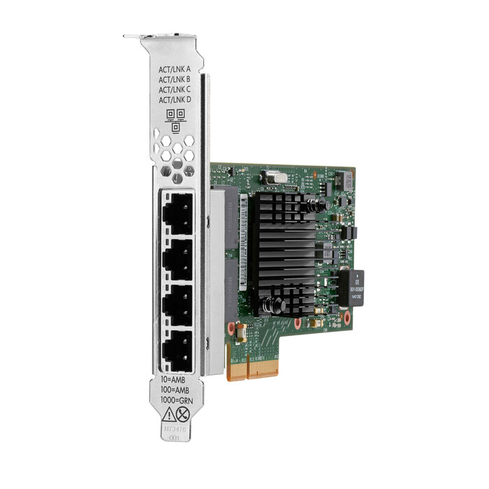 HP Enterprise HPE Intel I350-T4 Ethernet 1Gb 4-port BASE-T Adapter for Intern 1 Mbit/s