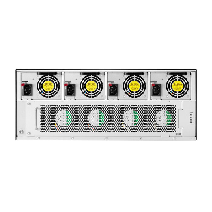 HP Enterprise HPE Aruba Networking CX 5420 6-slot Switch Managed L3 Power over Ethernet (PoE) 4U Zwart