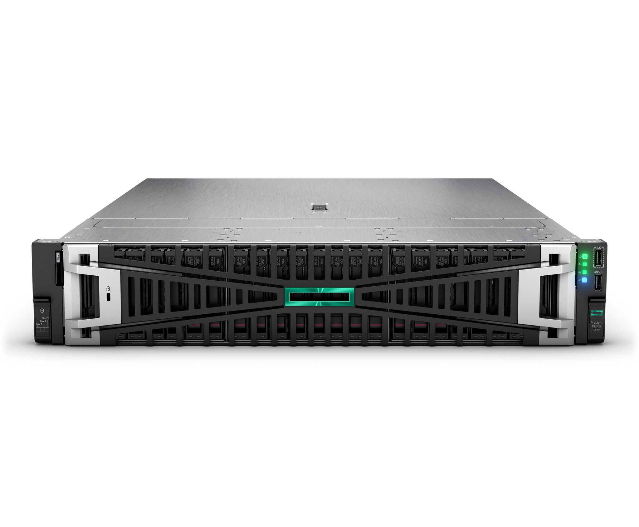HP Enterprise HPE ProLiant DL385 Gen11 9124 3.0GHz 16c 64GB-R 8SFF MR408i-o 2x480GB SATA SSD 2x1000W PS EU server 960 GB Rack (2U) AMD EPYC 3 GHz DDR5-SDRAM 1000 W