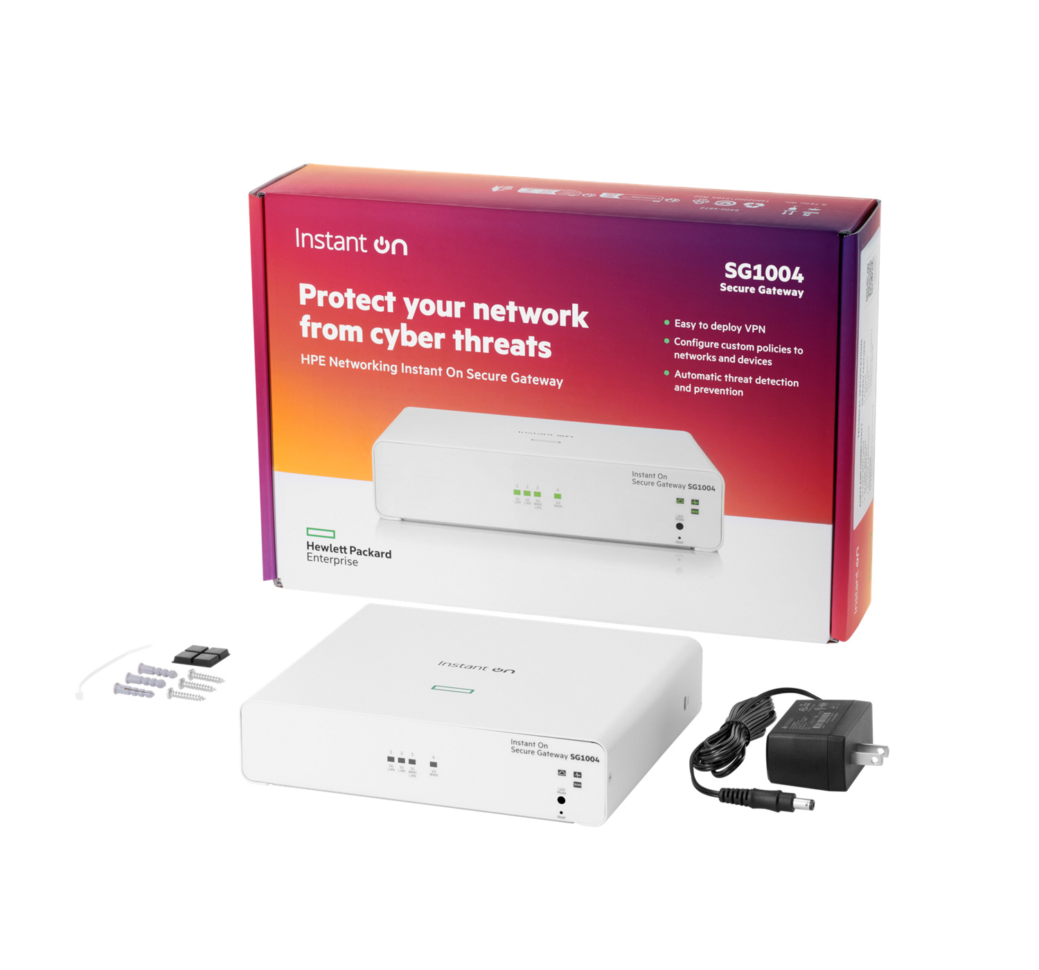 HP Enterprise HPE Networking Instant On Secure SG1004 gateway/controller 10, 100, 1000 Mbit/s