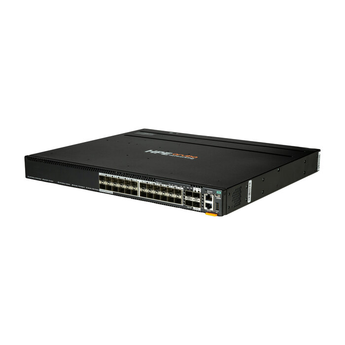 HP Enterprise HPE Aruba Networking 6300M 24p SFP 1G 2p SFP28 25G MACsec 2p SFP56 50G Switch Managed L3 10G Ethernet (100/1000/10000) Power over Ethernet (PoE) 1U Zwart