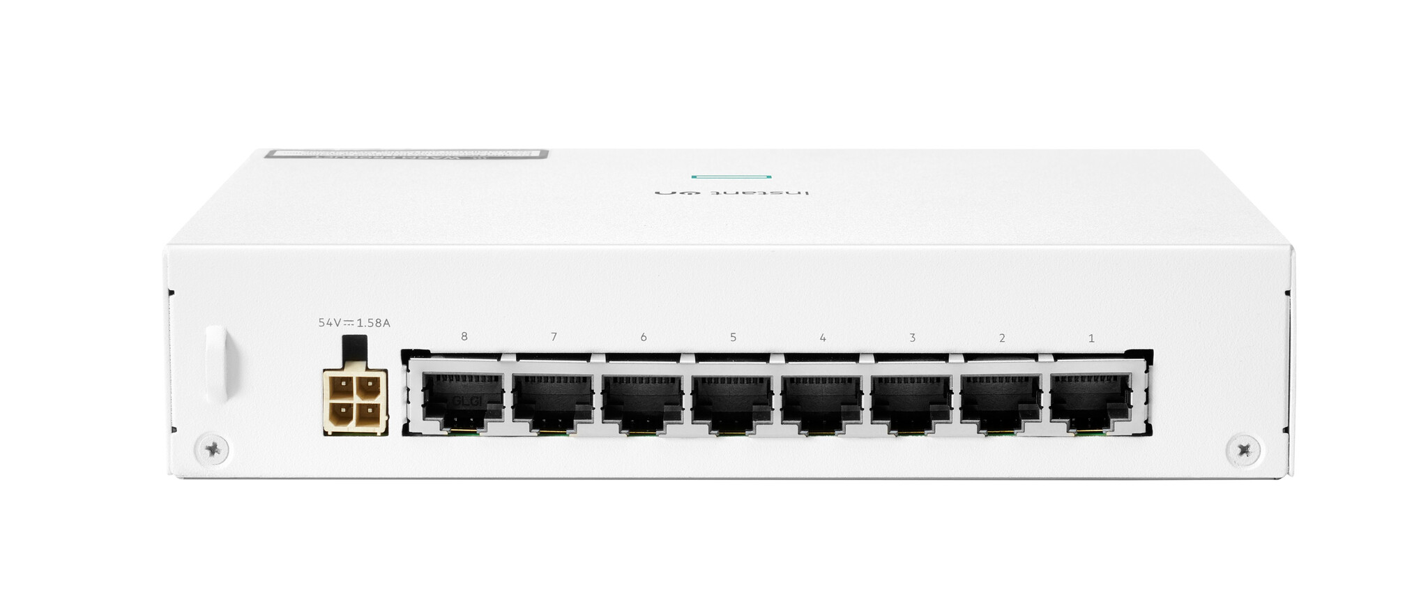 HP Enterprise HPE Aruba Networking Networking Instant On Switch 8p Gigabit CL4 PoE 64W 1430 Unmanaged L2 Gigabit Ethernet (10/100/1000) Power over Ethernet (PoE) Wit