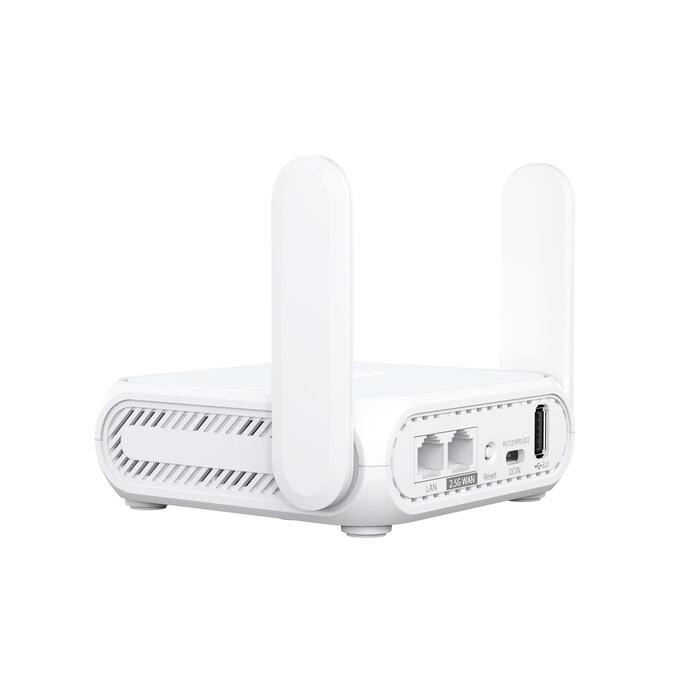 Asus ASUS RT-BE58 Go draadloze router 2.5 Gigabit Ethernet Dual-band (2.4 GHz / 5 GHz) Wit