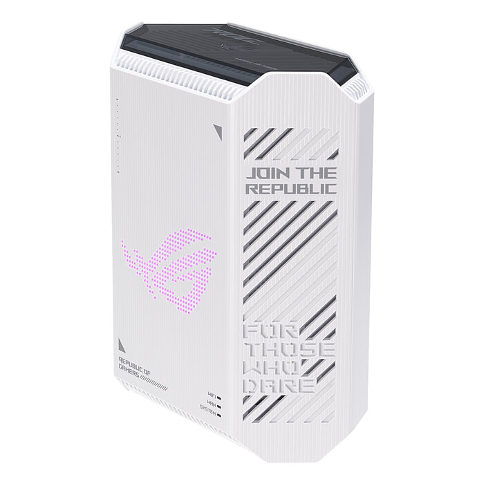 Asus ASUS GS-BE7200 draadloze router 2.5 Gigabit Ethernet Dual-band (2.4 GHz / 5 GHz) Wit, Zwart