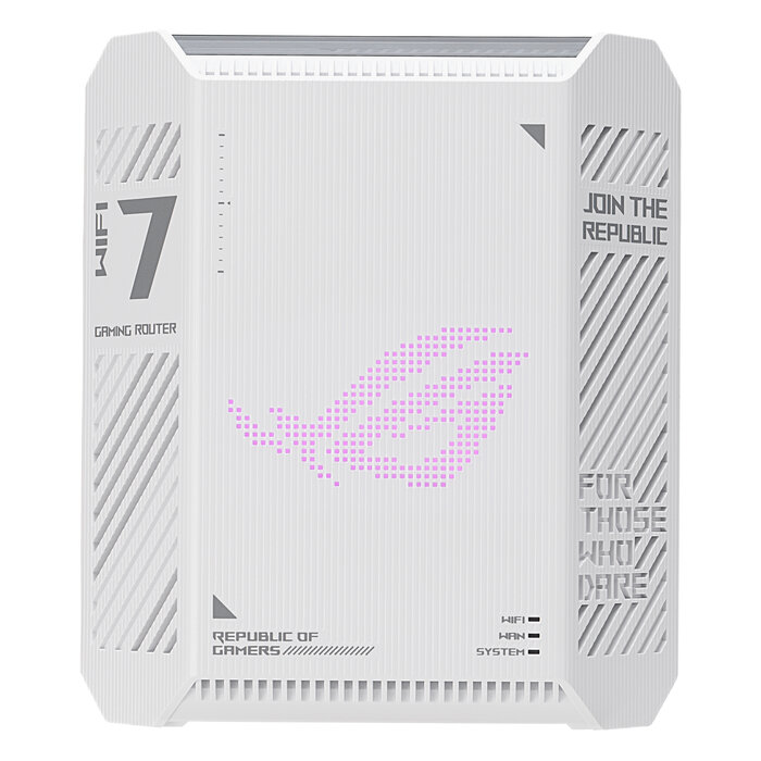 Asus ASUS GS-BE7200 draadloze router 2.5 Gigabit Ethernet Dual-band (2.4 GHz / 5 GHz) Wit, Zwart