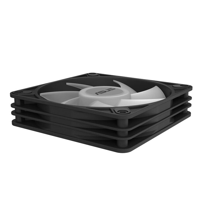 Asus ASUS AR120 ARGB PWM Single Pack Computer behuizing Ventilator 12 cm Zwart 1 stuk(s)