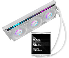 Asus ASUS ROG Strix LC IV 360 ARGB LCD White Edition Processor Kit voor vloeistofkoeling 12 cm Wit