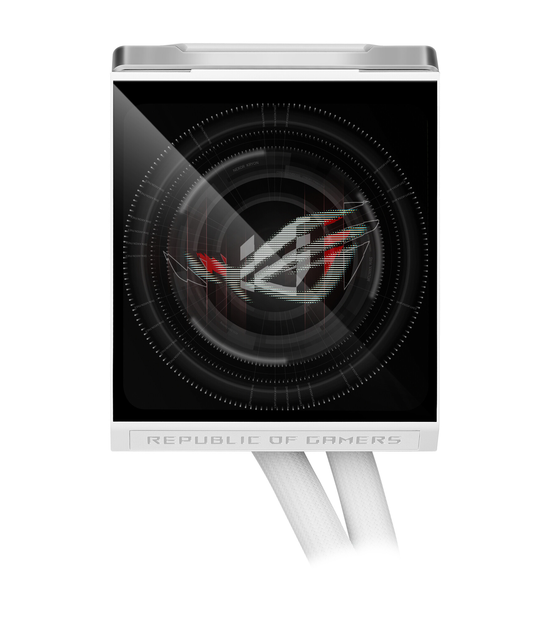 Asus ASUS ROG Strix LC IV 360 ARGB LCD White Edition Processor Kit voor vloeistofkoeling 12 cm Wit