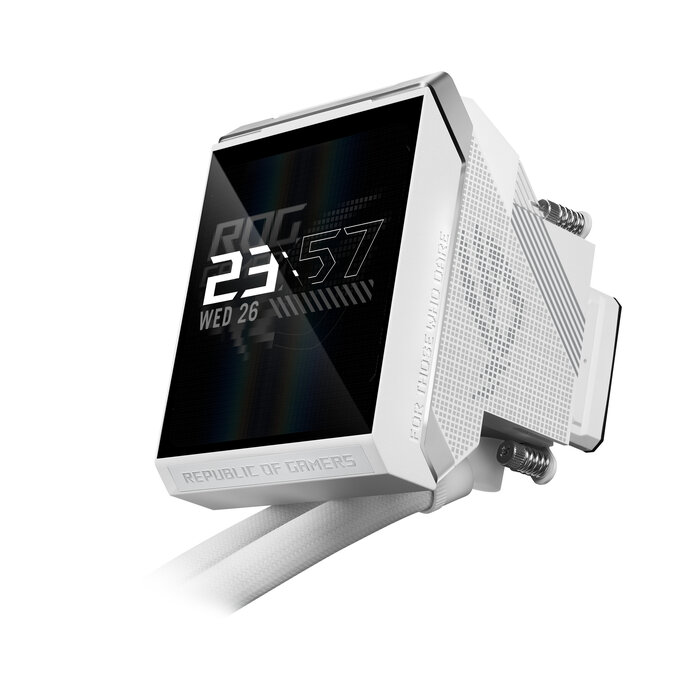 Asus ASUS ROG Strix LC IV 360 ARGB LCD White Edition Processor Kit voor vloeistofkoeling 12 cm Wit