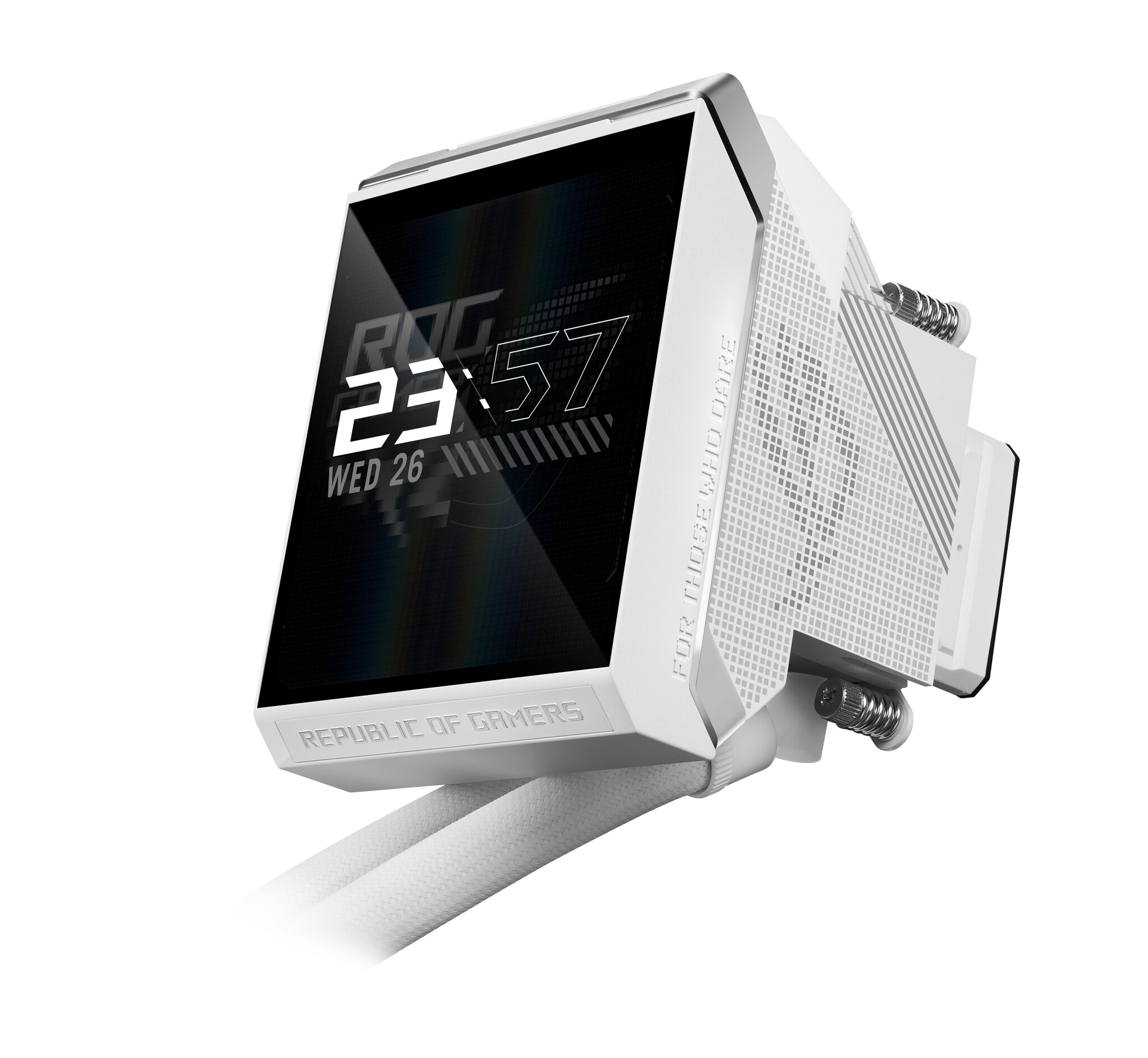Asus ASUS ROG Strix LC IV 360 ARGB LCD White Edition Processor Kit voor vloeistofkoeling 12 cm Wit