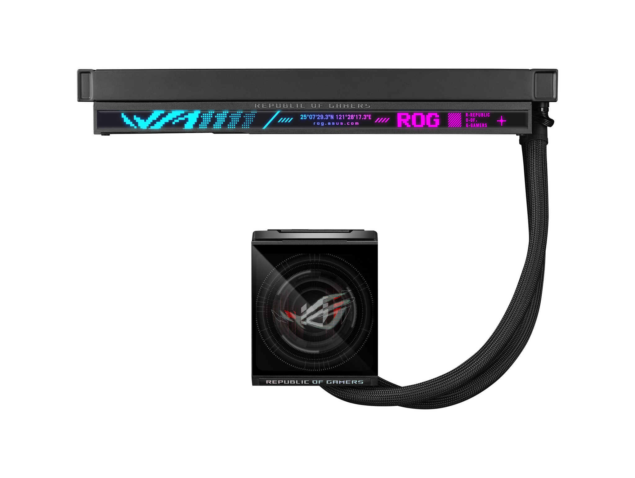 Asus ASUS ROG Strix LC IV 360 ARGB LCD Processor Alles-in-één vloeistofkoeler 12 cm Zwart