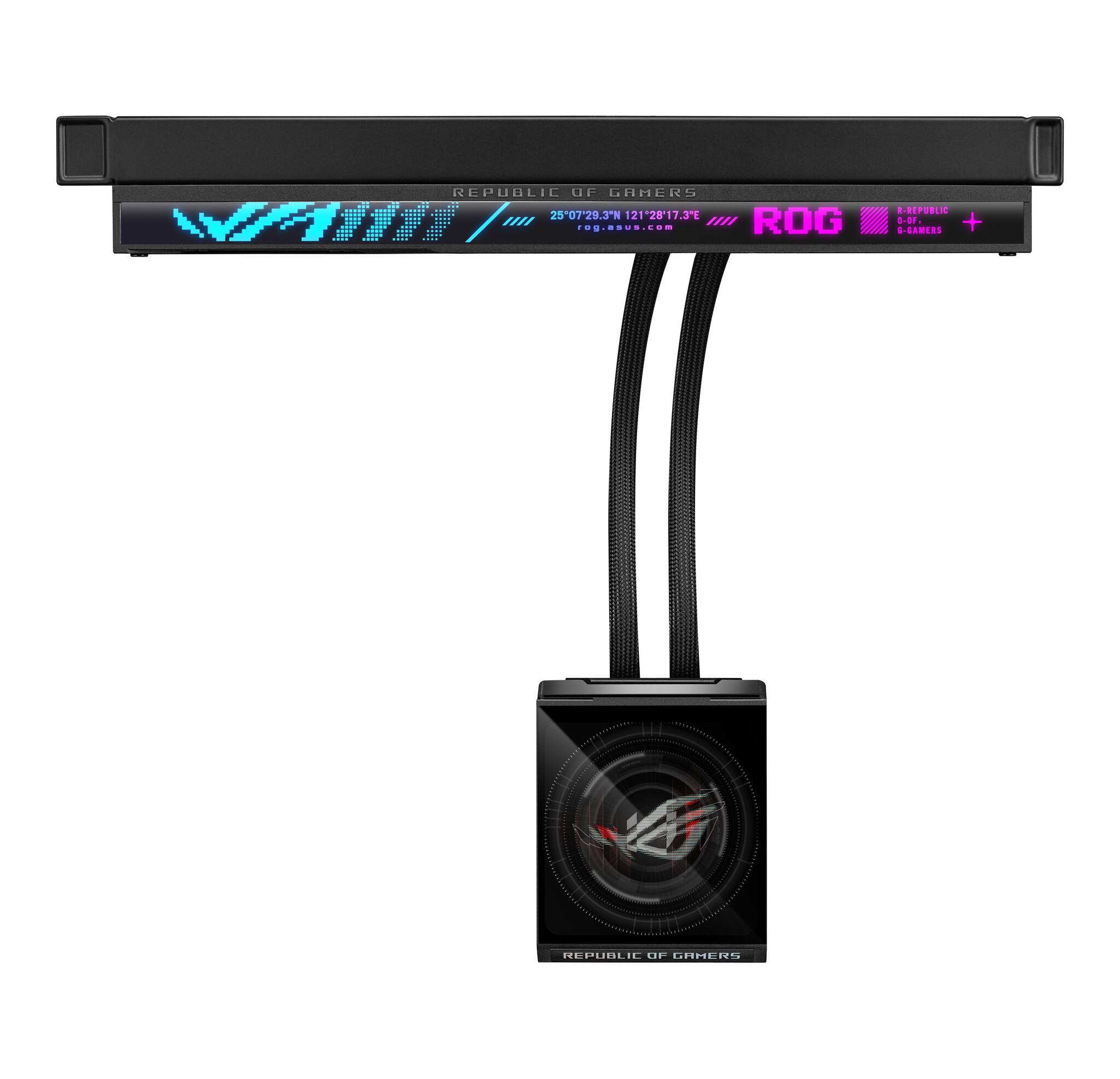 Asus ASUS ROG Strix SLC IV 360 ARGB LCD Processor Alles-in-één vloeistofkoeler 12 cm Zwart 1 stuk(s)