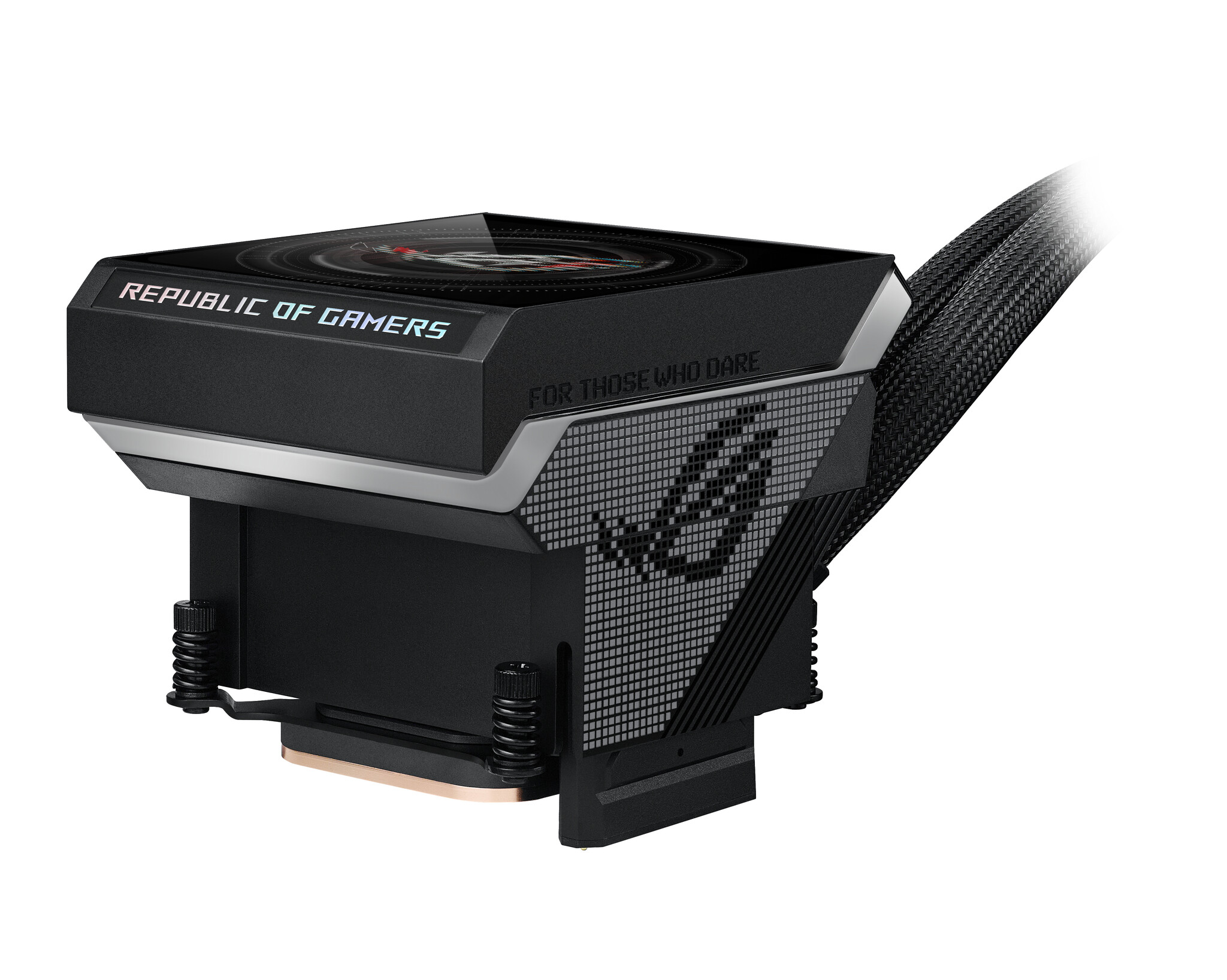 Asus ASUS ROG Strix SLC IV 360 ARGB LCD Processor Alles-in-één vloeistofkoeler 12 cm Zwart 1 stuk(s)