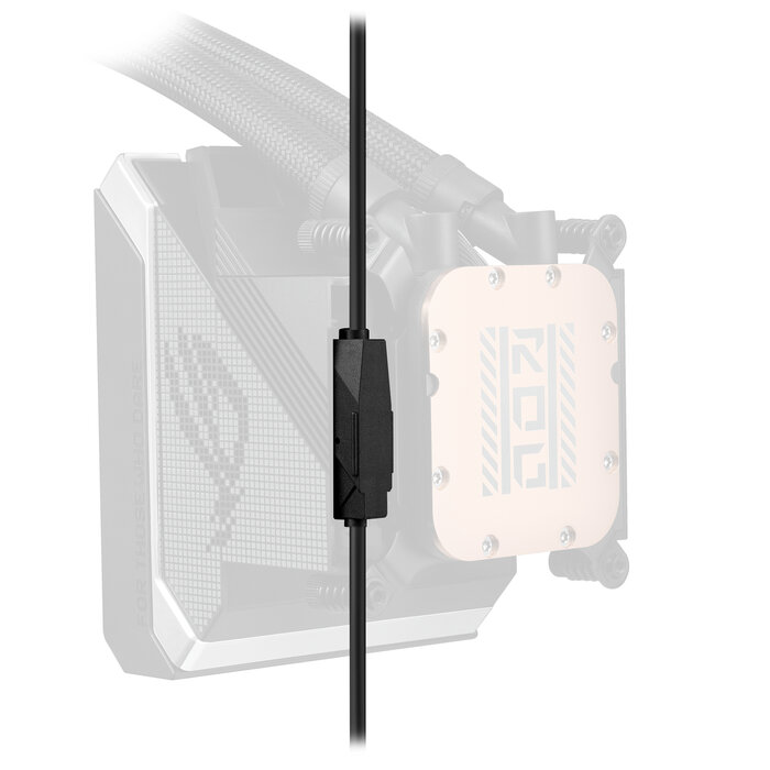 Asus ASUS ROG Strix SLC IV 360 ARGB LCD Processor Alles-in-één vloeistofkoeler 12 cm Zwart 1 stuk(s)