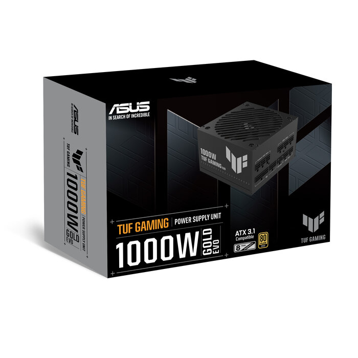 Asus ASUS TUF Gaming 1000W Gold EVO power supply unit 20+4 pin ATX ATX Zwart