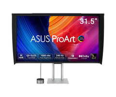 Asus ASUS ProArt OLED PA32UCDMR-K computer monitor 80 cm (31.5") 3840 x 2160 Pixels 4K Ultra HD QD-OLED Zwart, Zilver