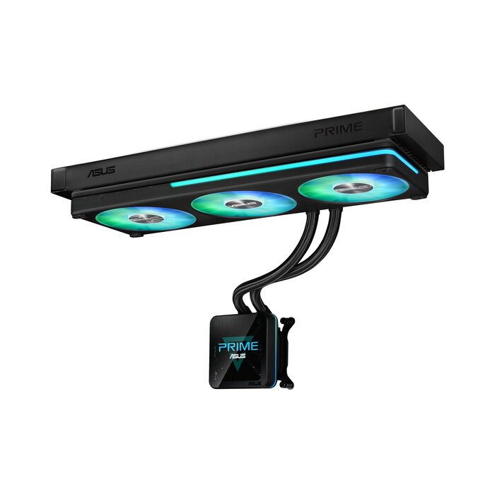 Asus ASUS PRIME SLC II 360 ARGB LCD Processor Alles-in-één vloeistofkoeler 12 cm Zwart 1 stuk(s)