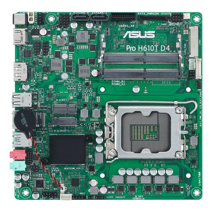 Asus ASUS Pro H610T D4-CSM Intel H610 LGA 1700 Thin Mini ITX