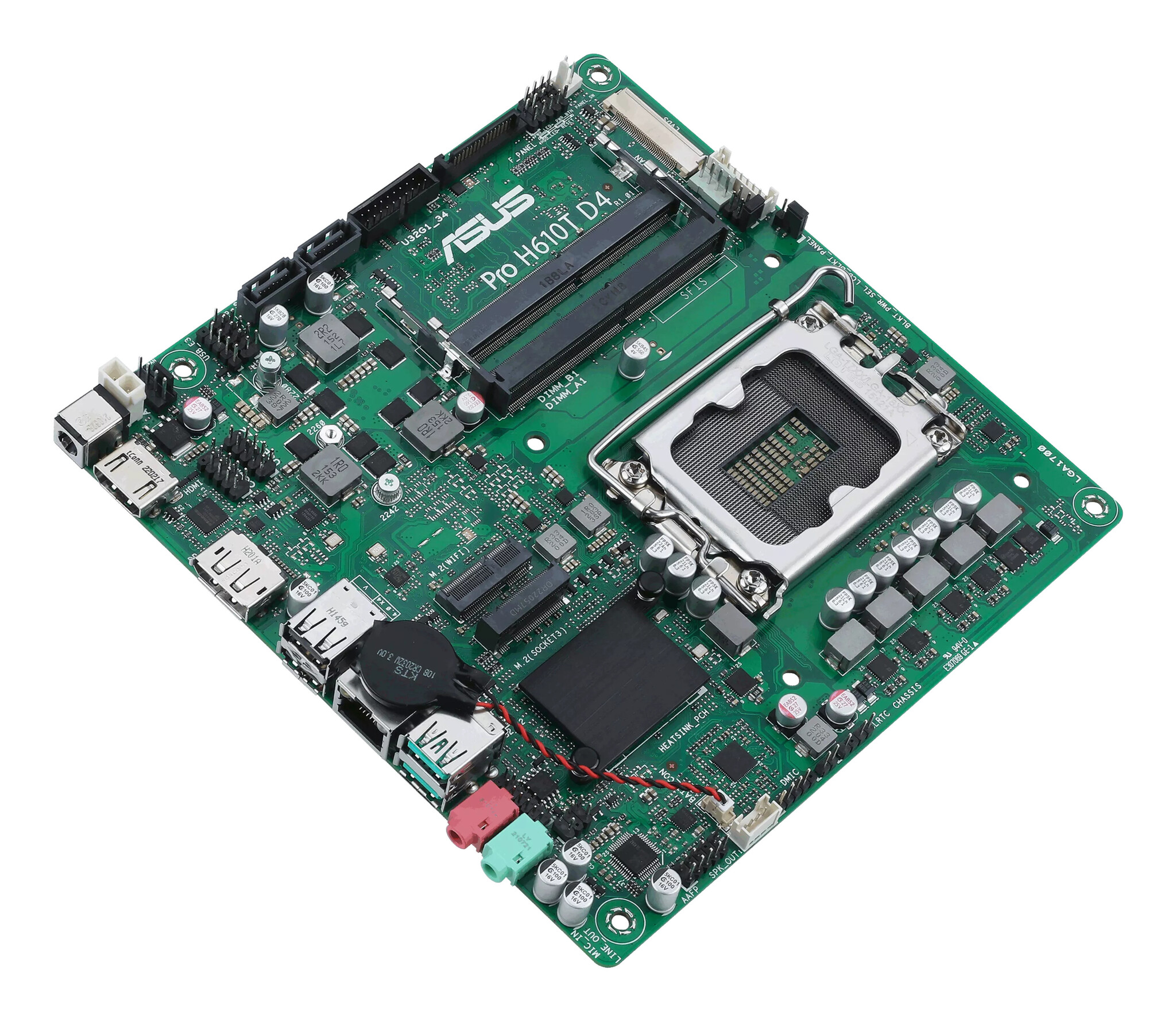 Asus ASUS Pro H610T D4-CSM Intel H610 LGA 1700 Thin Mini ITX